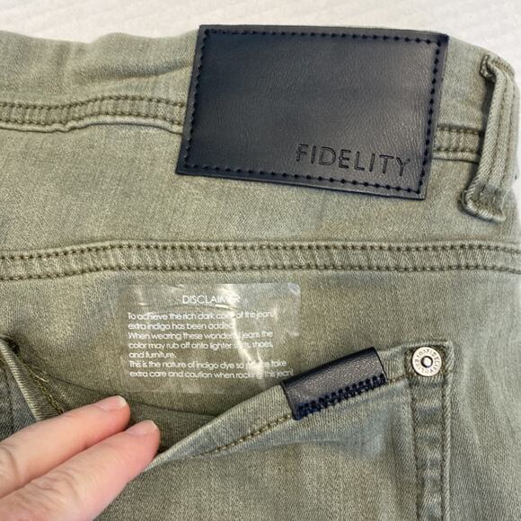 TORINO PISTACHIO | FIDELITY DENIM size 40  (b18) - Picture 5 of 7